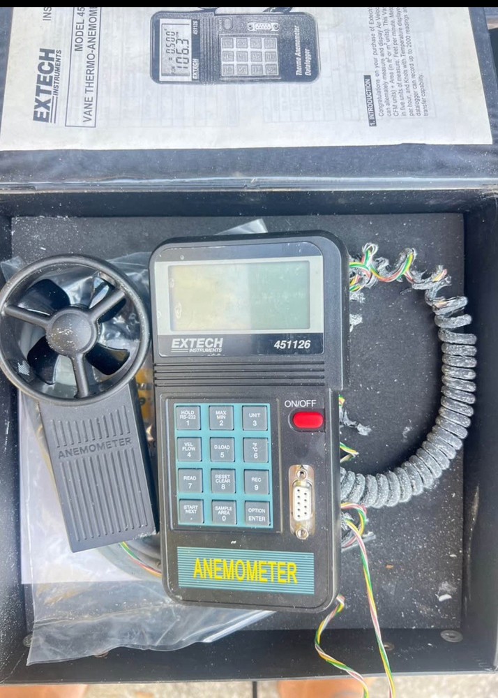 Extech Vane Anemometer Model 4511126
