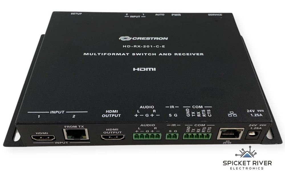 Crestron HD-RX-201-C-E HDMI CATx Multiformat Switch and Receiver