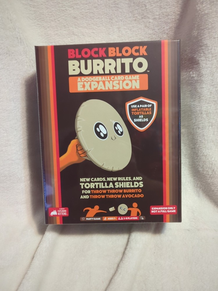 Exploding Kittens Presents Block Block Burrito Expansion to Throw Throw Burrito