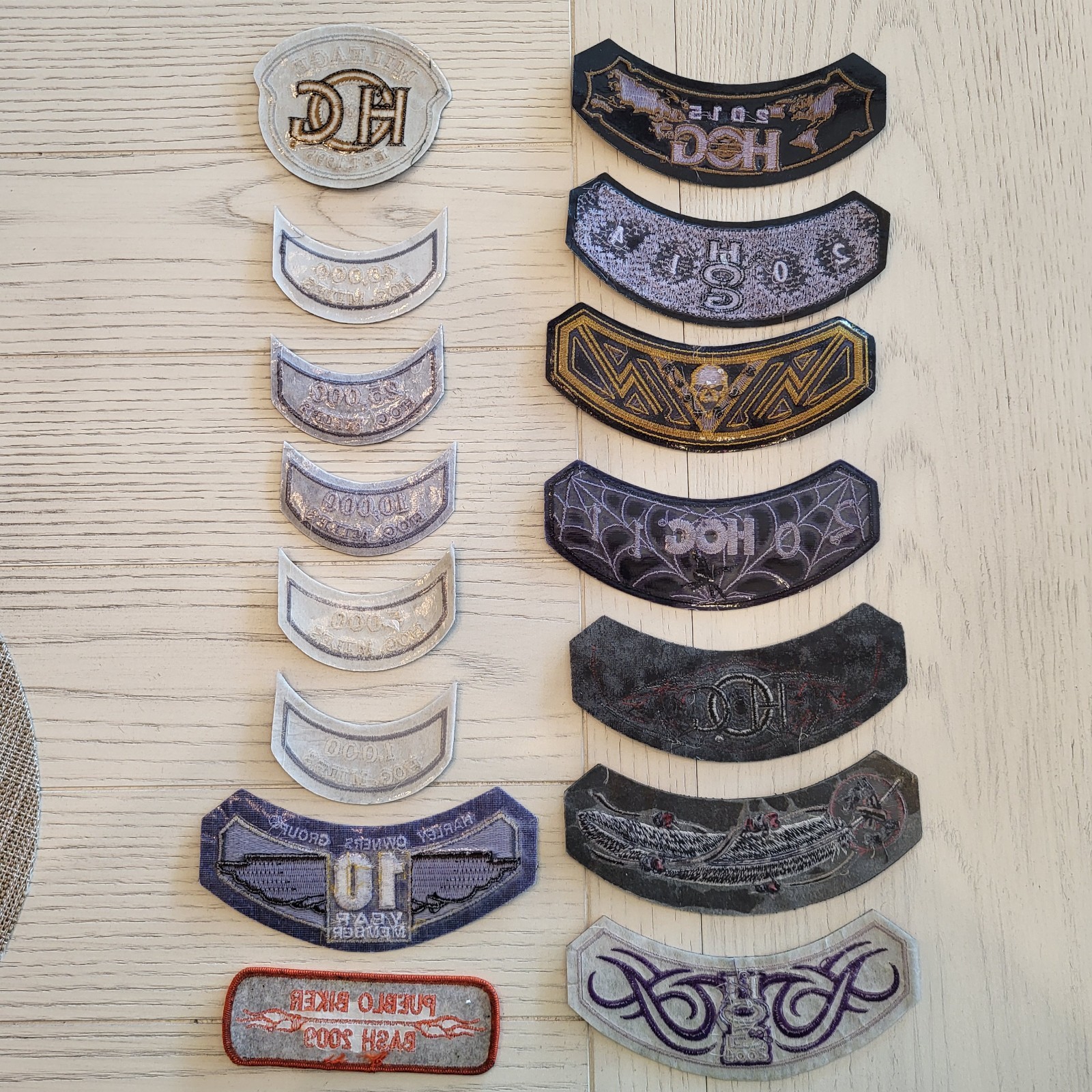 Harley Davidson Hog Owners Group Patches