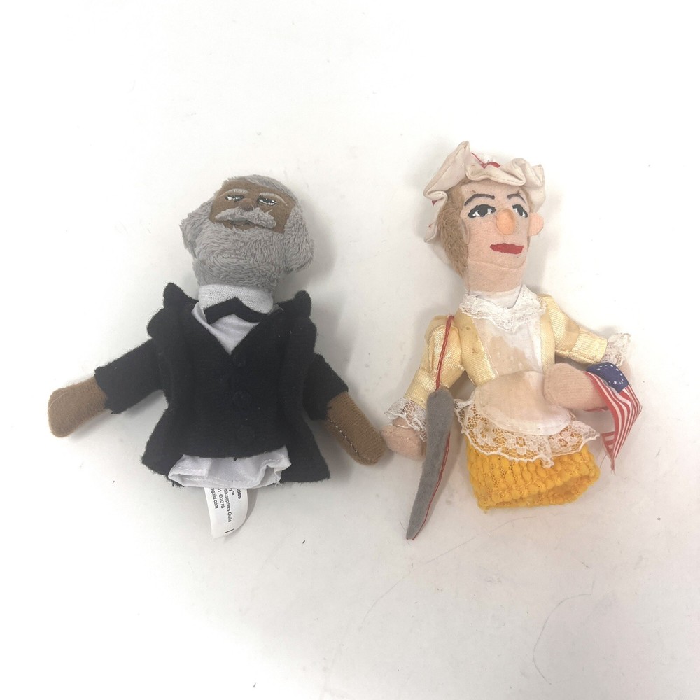 Magnetic Personalities Finger Puppet 4 Einstein Davinci Betsy Ross Frederick