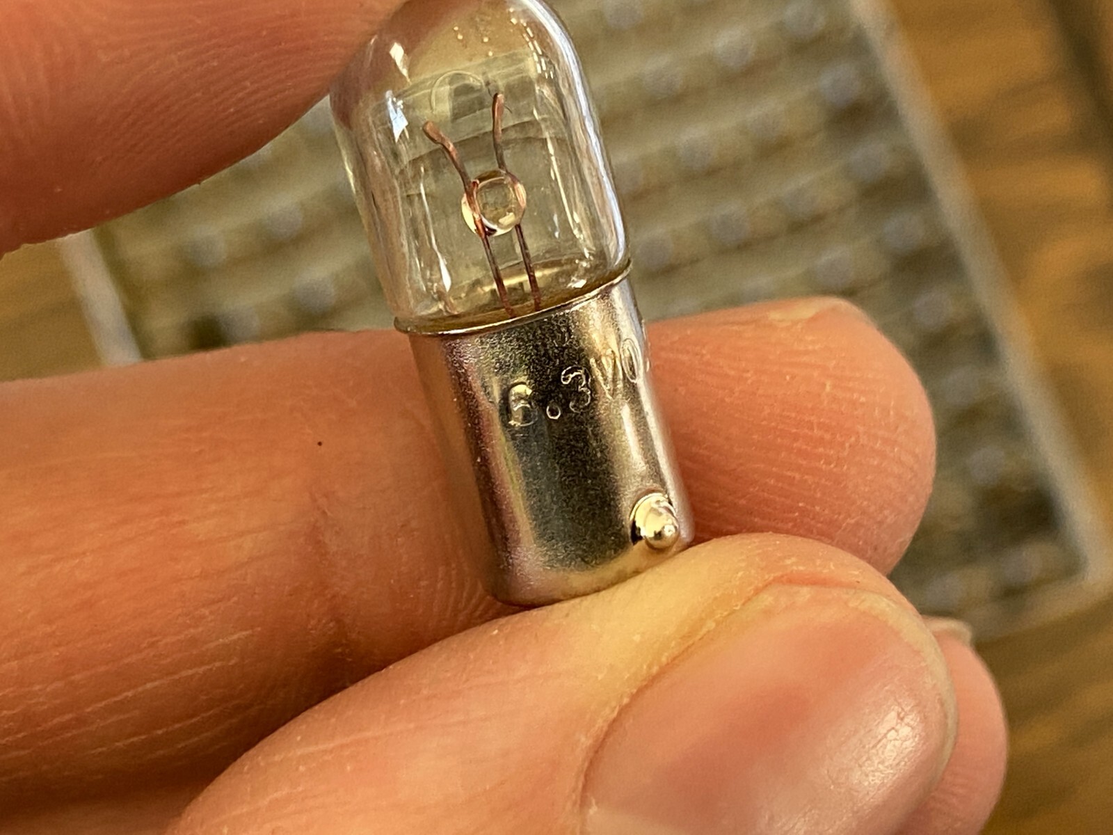 10 New #44 Incandescent Bayonet Base Lamp Light Bulbs 6v 6.3v .25A BA9s (Qty)