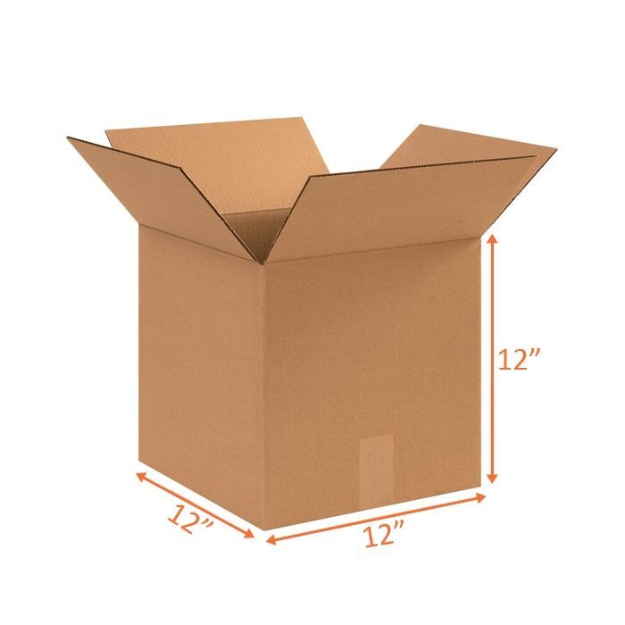 12x12x12 Shipping and Packing Box - (5 Pack)
