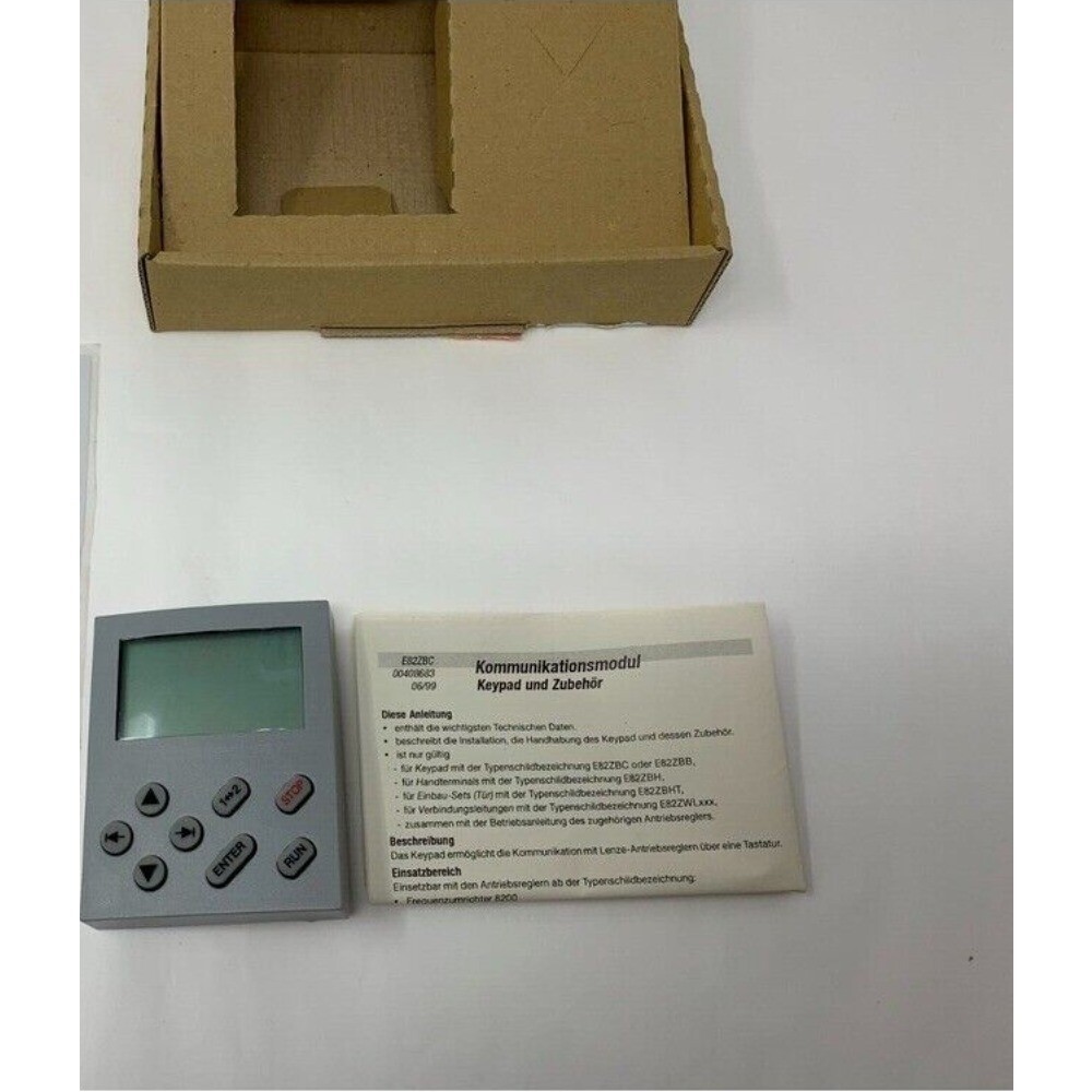 Lenze E82ZBC 8200 Inverter Operation Panel Keyboard Controller