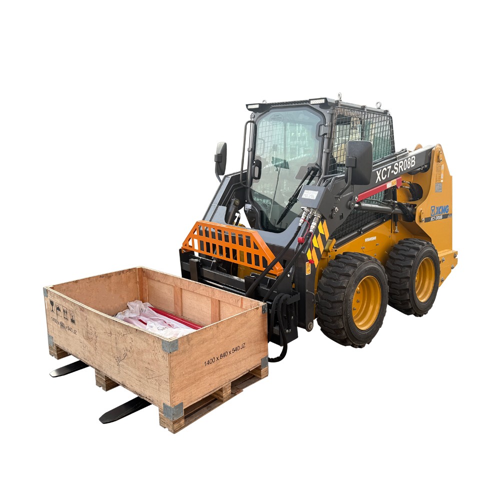 Wolfequip 48in Adjustable Pallet Fork & Frame Attachment For Bobcat Skid Steer