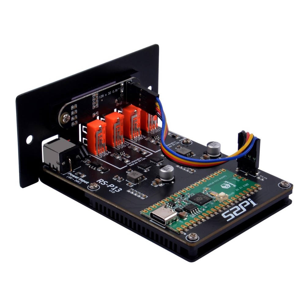 4 USB Channel 5V Power Supply Module, 19 inch 1U Rackmount, Server, Network