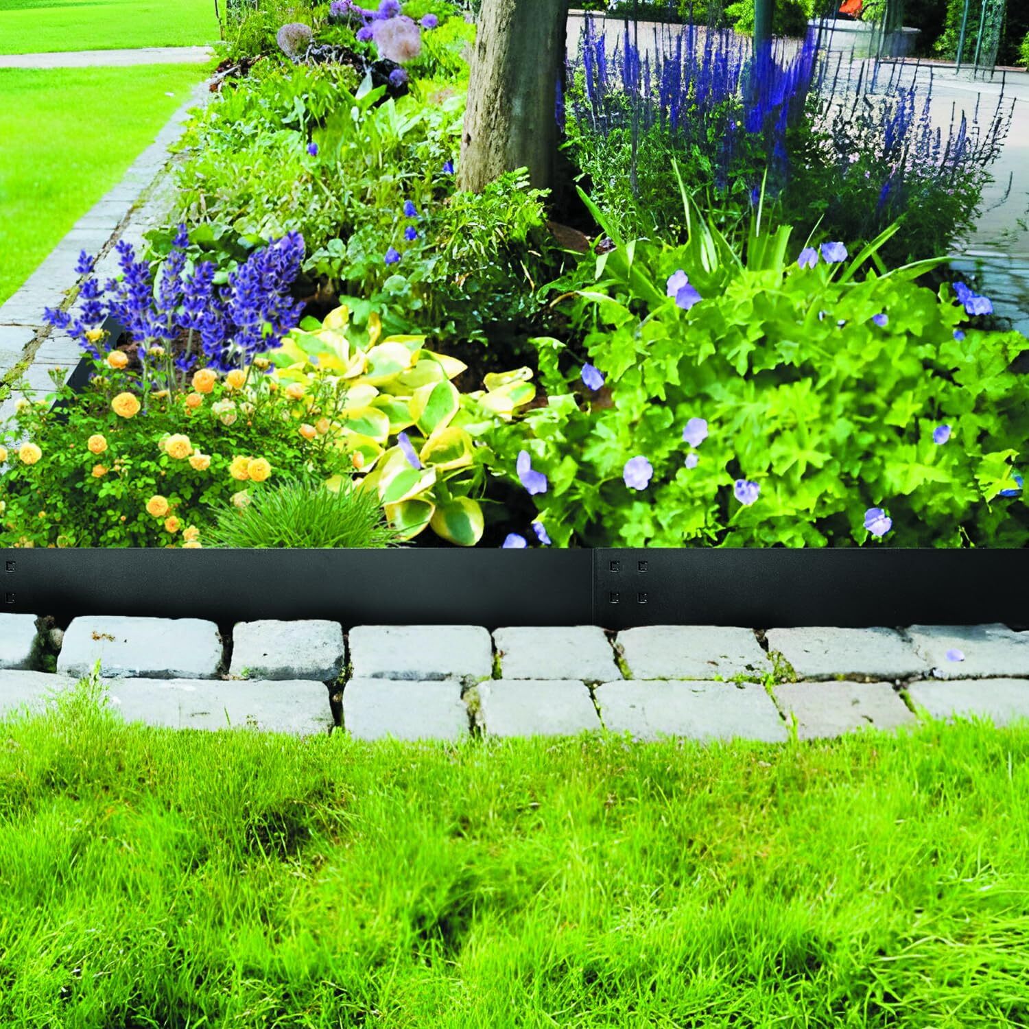 8-INCH Galvanized Steel Landscape Edging Metal Garden Raised Bed Lawn Border