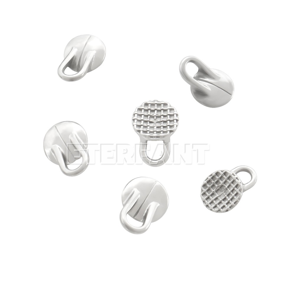 ETERFANT Dental Ortho Lingual Buttons Round Bondable/Rectangular/Button Chains