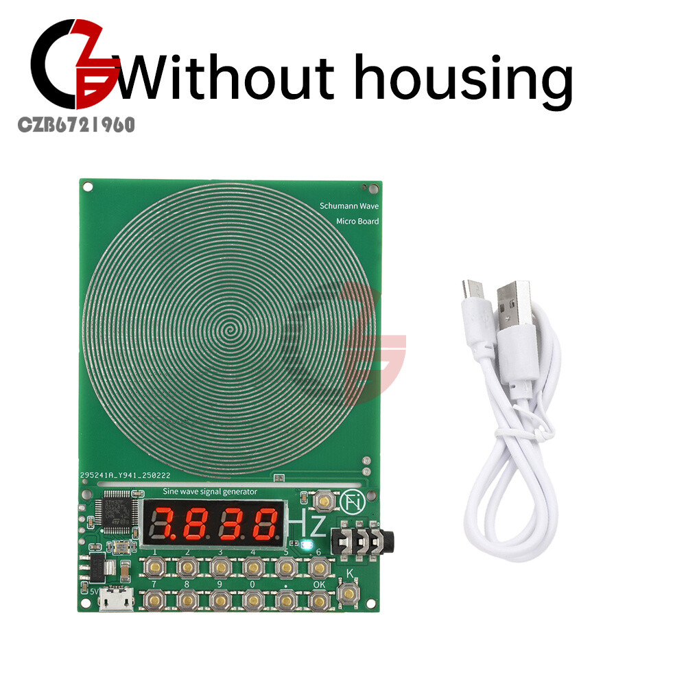 Digital Schumann Wave Generator Pulse Sine Frequency Adjustable Multi-Waveform