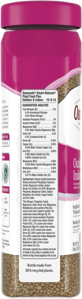 2 lbs Continuous Release Plant Fertilizer - Effective for 75 sq. ft. Coverage
