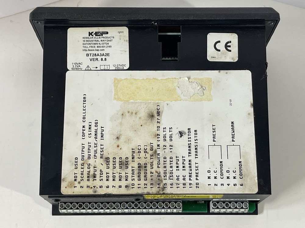 KEP BATCHtrol II Electronic Counter -- Model BT28A3A2E