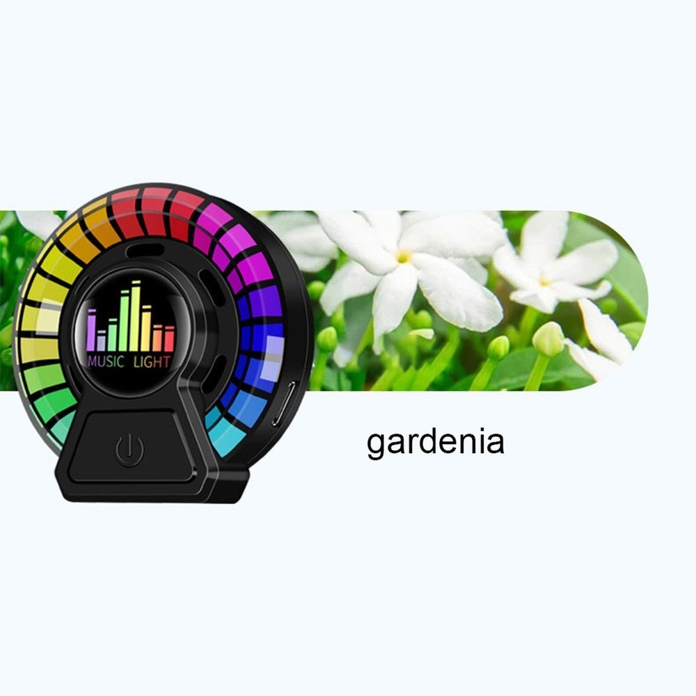 Car Aromatherapy Device with Integrated Voice Control and Light Effects