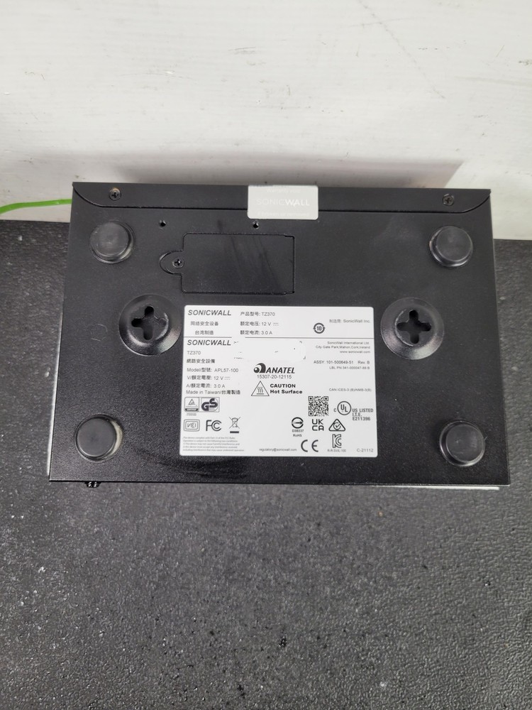 SonicWall TZ370 Network Security Firewall Appliance No Adapter Unclaimed