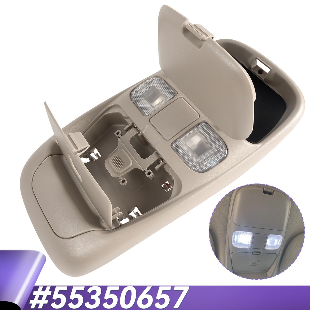 LED Interior Overhead Ceiling Console Dome Light Storage For 98~02 Ram 1500 2500