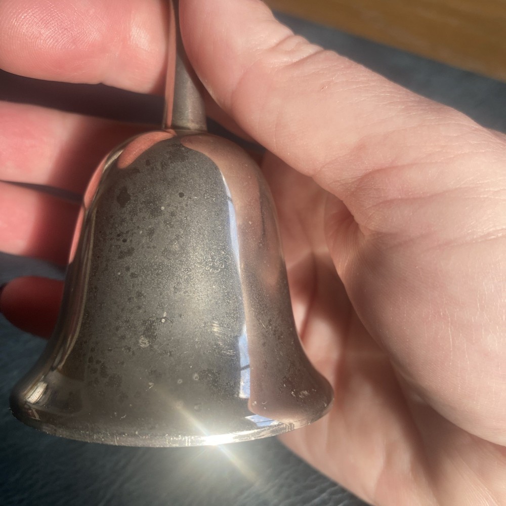 EALES Hand Service Bell Silverplated