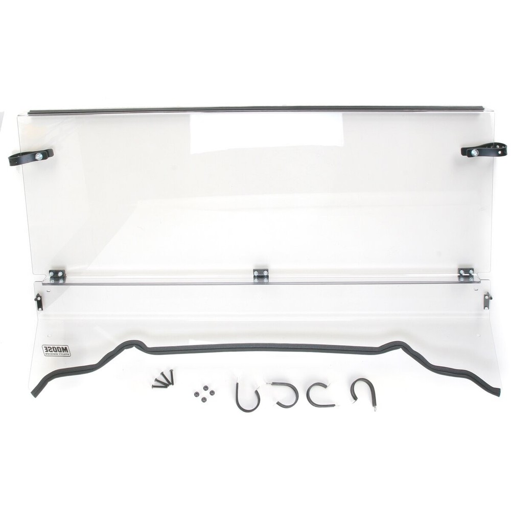 Moose Clear Full Folding Utility Windshield - 2317-0187