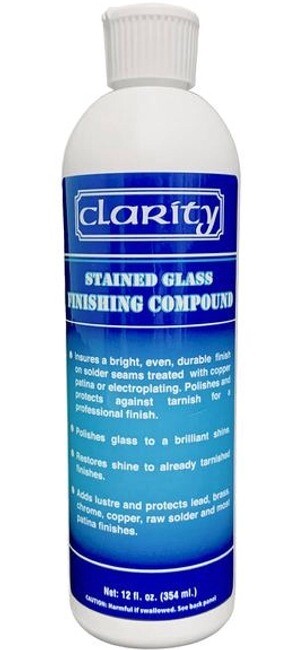 Kem-O-Pro Clarity Stained Glass Finishing Compound Wax - 12 oz bottle