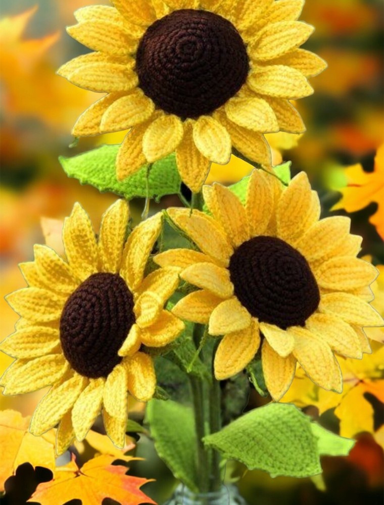 Crochet Sunflower