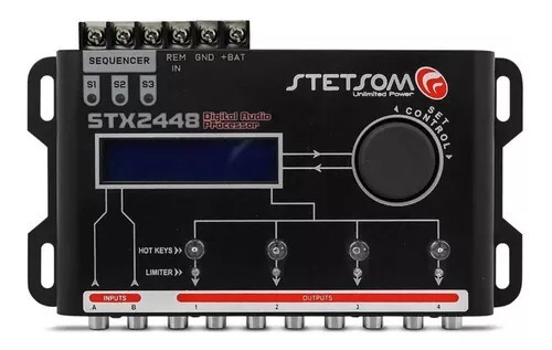 Stetsom STX2448/DSP Crossover 4 Channel Digital Audio Processor/Fast Shipping