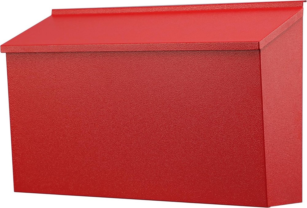 Wall-Mount Mailbox House Large Capacity Mail Box Galvanized Steel Rust-Proof