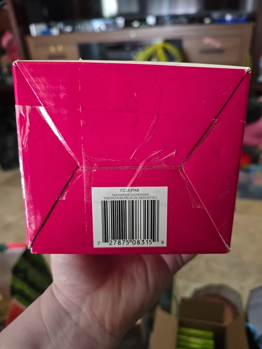 TAB Coca-Cola Retro Napkin Dispenser 2007 Metal Construction 7x4¼x3⅞" With Box