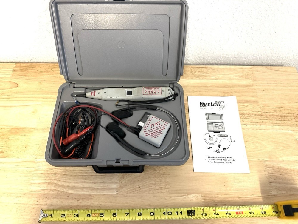 Progressive Electronic Wire Lyzer AT195 Open & Short Circuit Locating System Set
