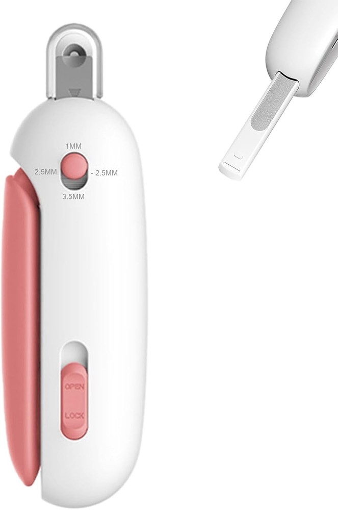 Adjustable Cat Nail Clipper to Avoid Excessive Cutting with Nail File