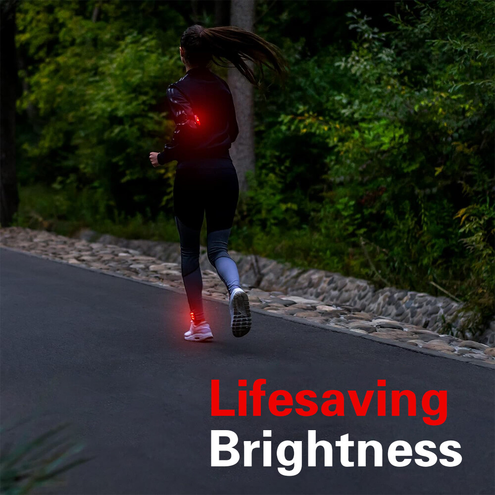 1-4PCS LED Night Safety Light Clip On Strobe Running Lights For Cycling Warning