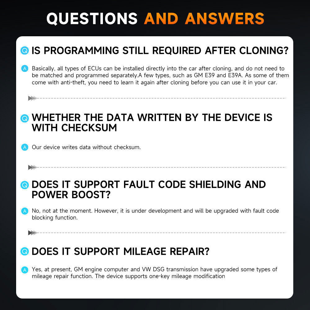 ANCEL Transmission Programming Scanner TCM ECU Flashing Cloning Reset Read Write