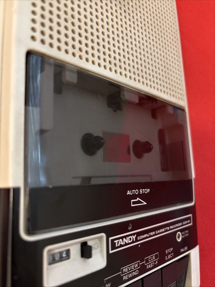 Tandy CCR-81 Portable Computer Electronic Cassette Player Recorder