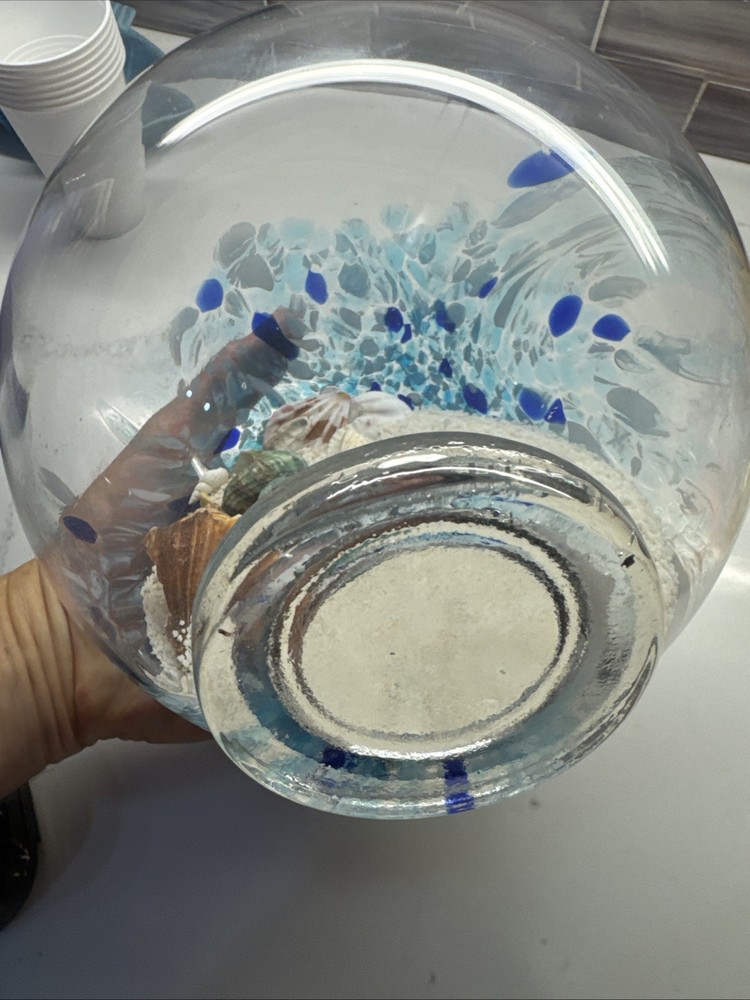 Seashell And Sand Globe 8 Inch’s