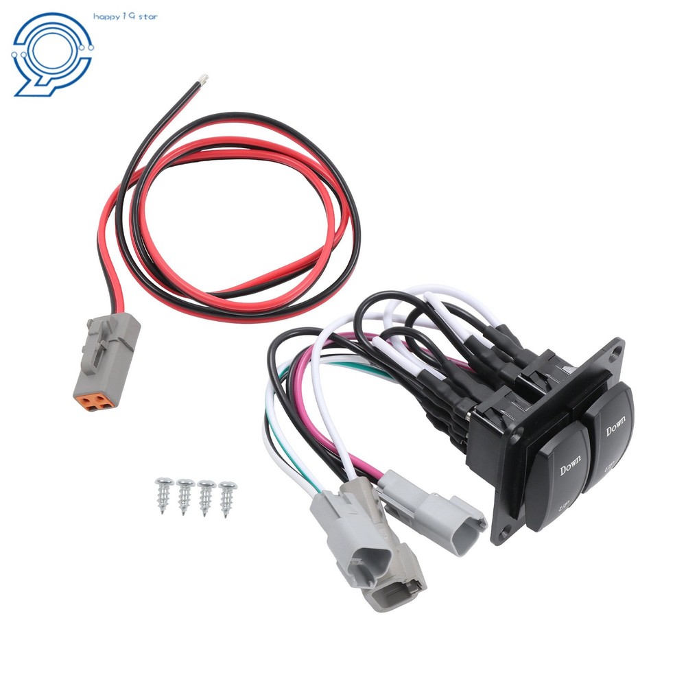 10222-211D Marine Trim Tab Switch Kit Double Rocker Replace 10222211D