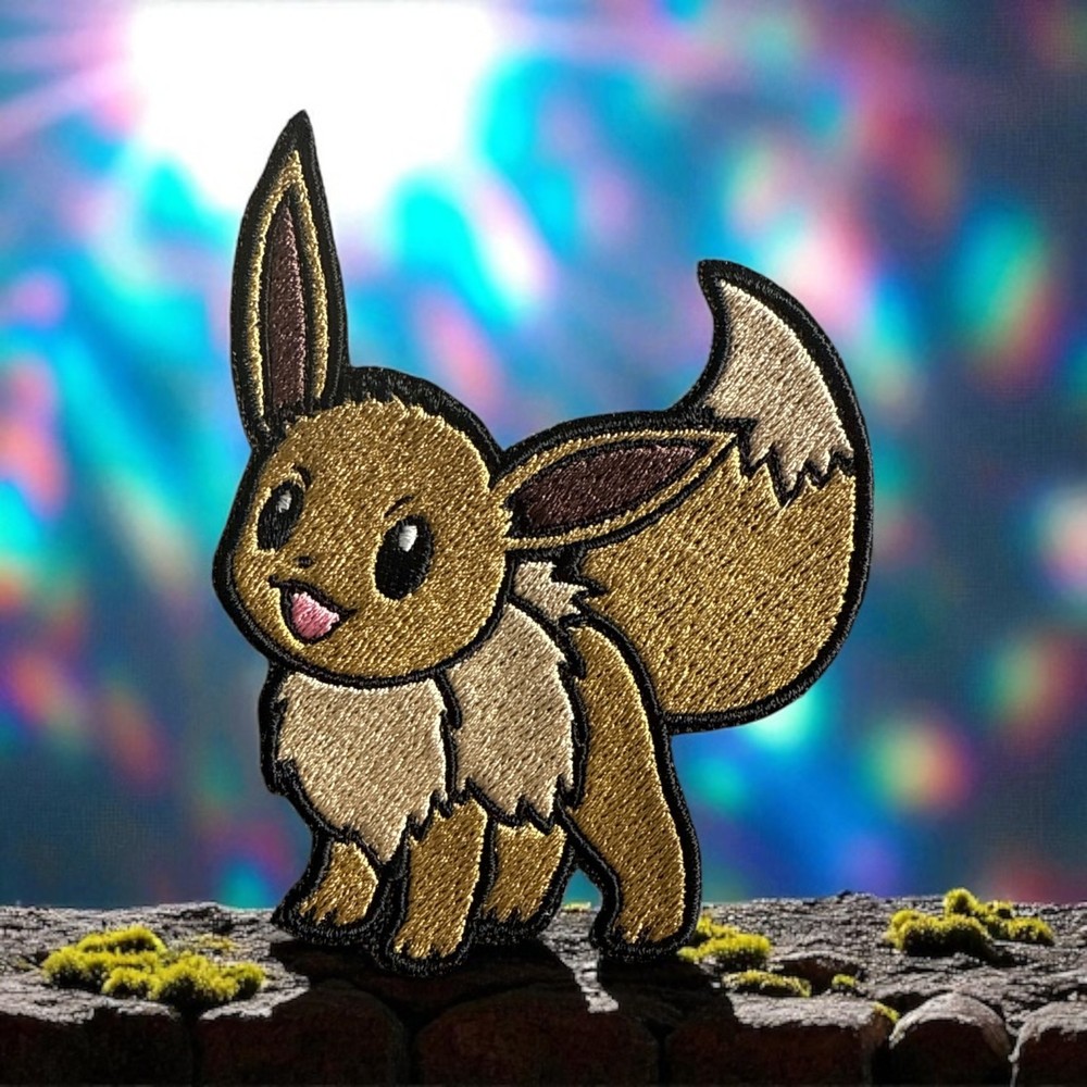 Eevee Pokedex Pokémon Patch/Eevee Evolution Pokémon Patch 4.01" X 3.17"