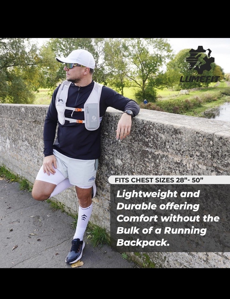 LUMEFIT Running Vest Unisex Adjustable