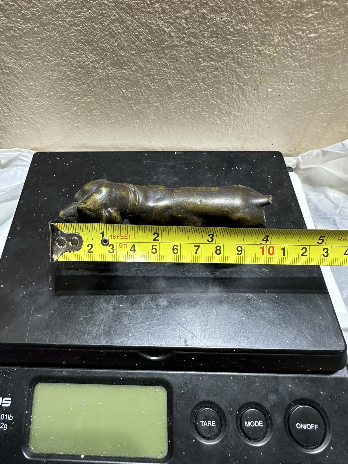 Wonderful Antique Bronze Dog