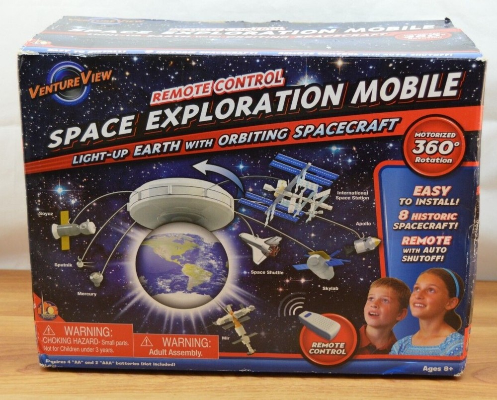 Venture View Space Exploration Mobile Remote Control Light Up Earth 