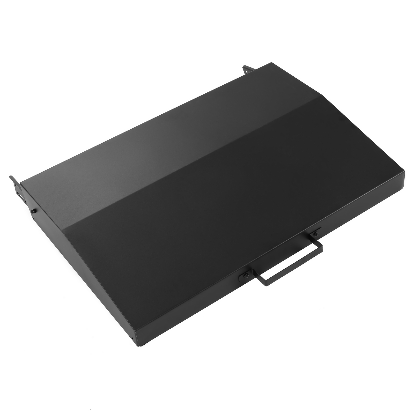 Hinged Lid For Blackstone Griddle 28 inch with Rear Grease Collection Black