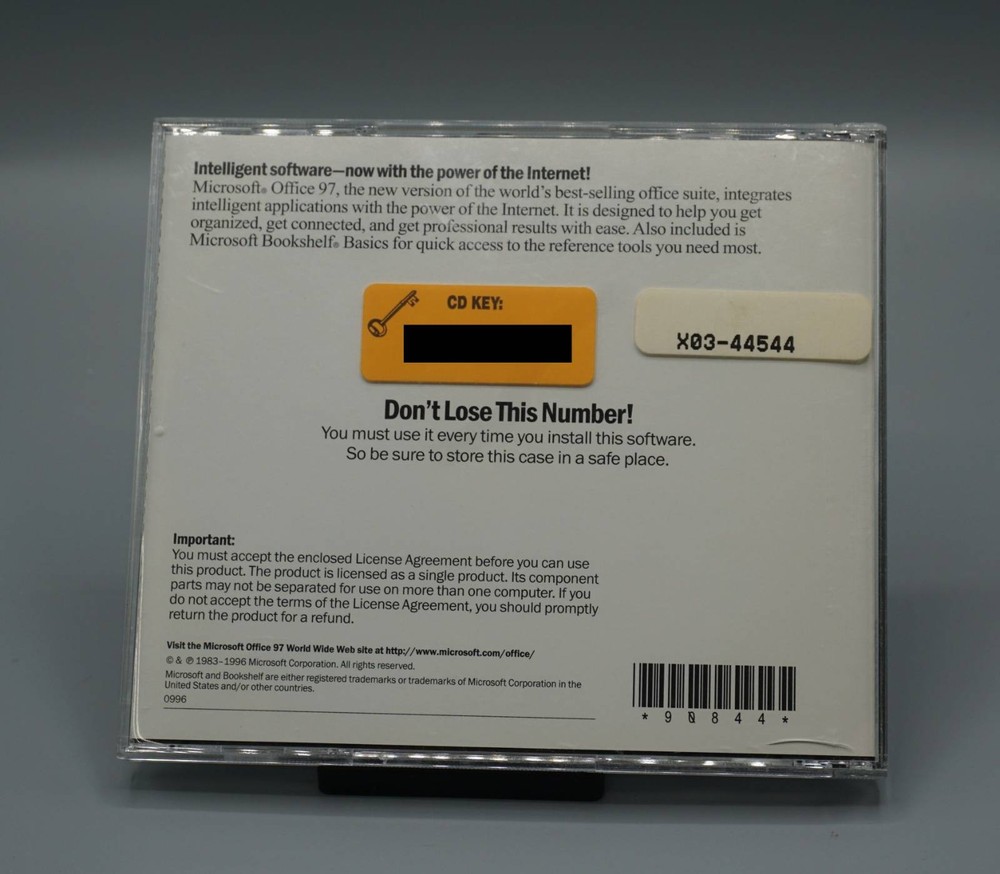 Microsoft Office 97 Professional Edition CD-ROM Software-djrk
