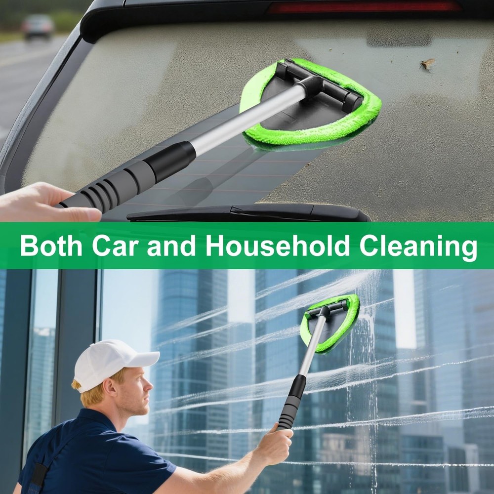 Good Windshield Cleaner Tool – Car Interior Window Cleaning Kit with...