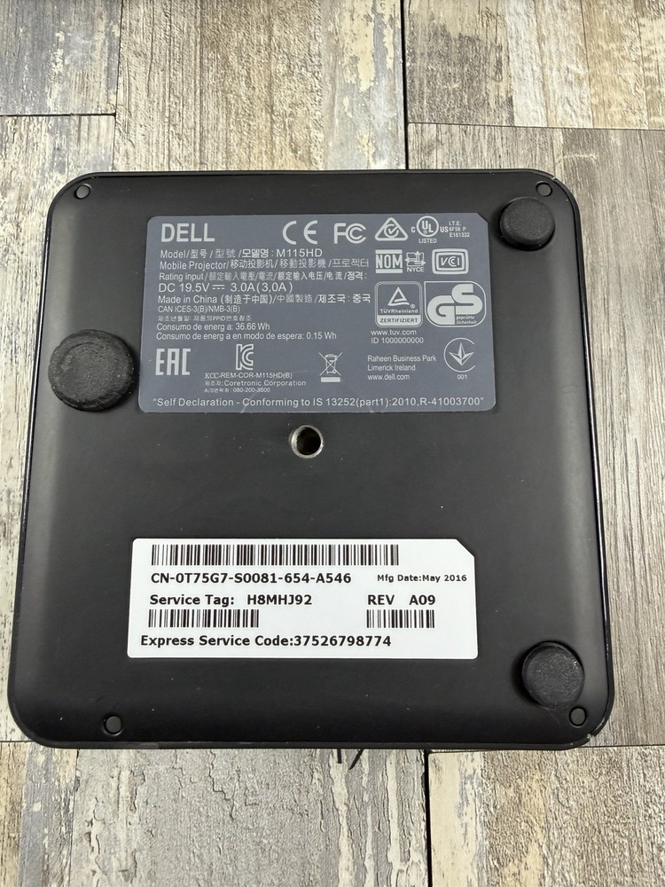 Dell M115HD LED DLP Mini Mobile Projector Bundle