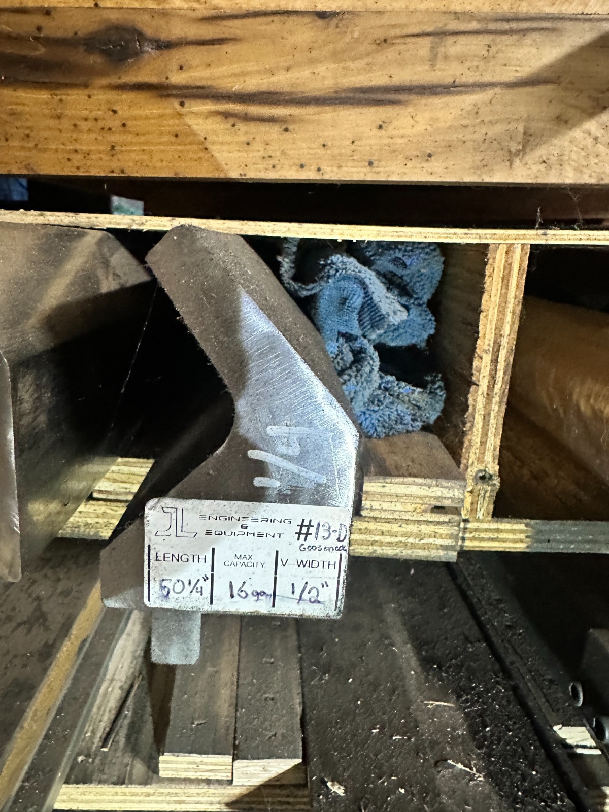 Press Brake Gooseneck Punch Die 36" Long 1/2" Wide Finger