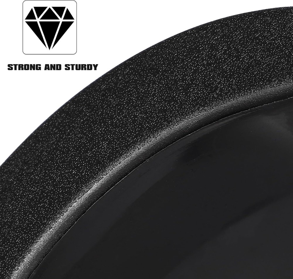 6pcs Billiards Table Pocket Liner, 4 Corner Pool Medium, Black