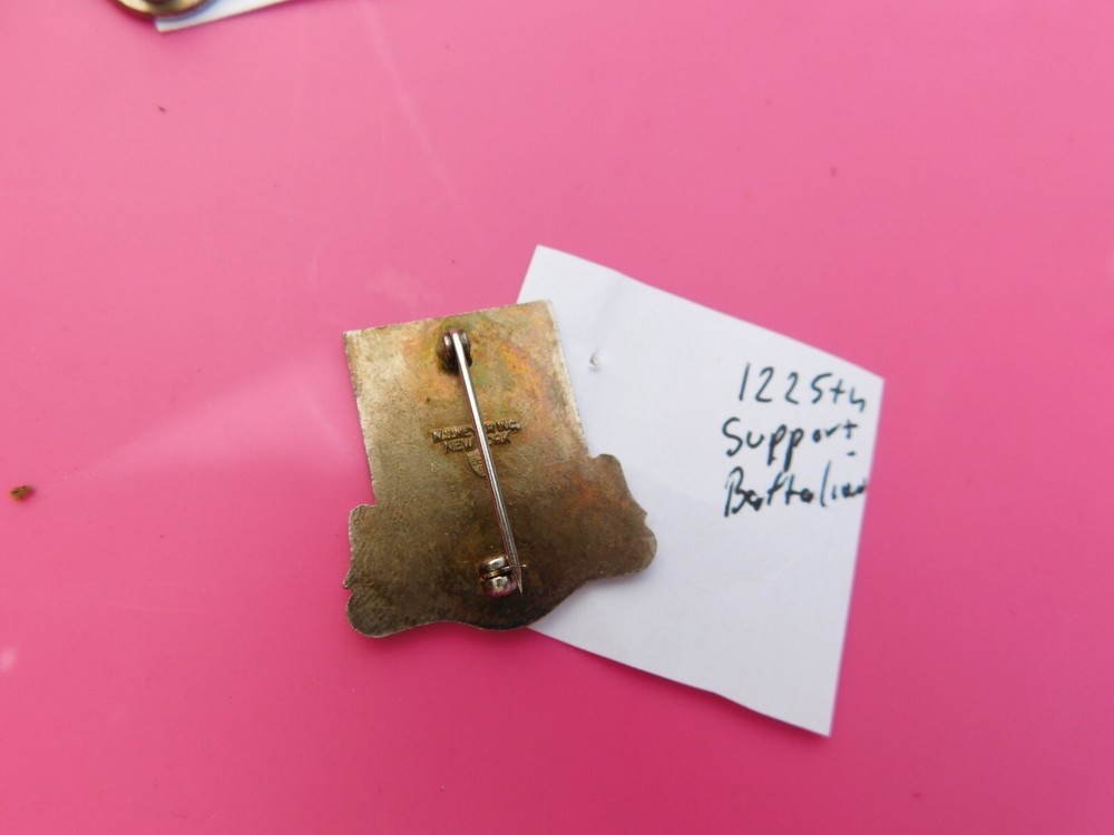 1225TH SUPPORT BATTALION PIN BACK DI