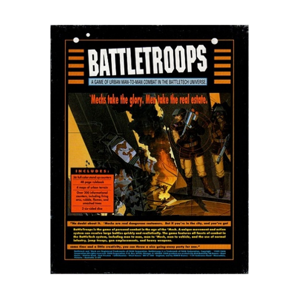 FASA Battletech Core Box Set Battletroops VG+/EX