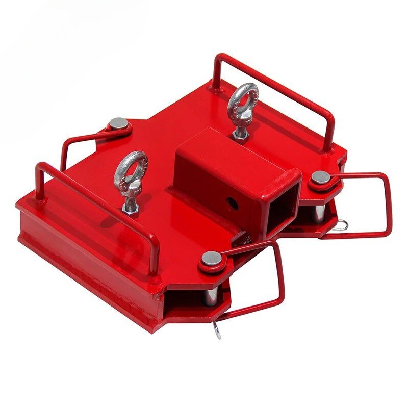 Insert 2" Forklift Hitch Receiver Pallet Forks Trailer Towing Adapter',