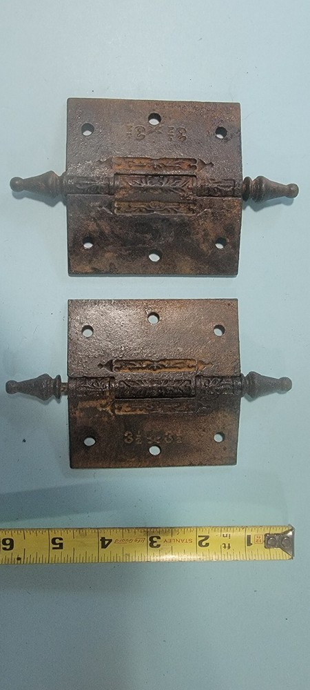 Antique Door Hinges Set