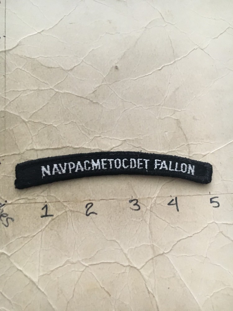 US NAVY SHOULDER STRIP TAB rocker Patch Navpacmetocdet Fallon