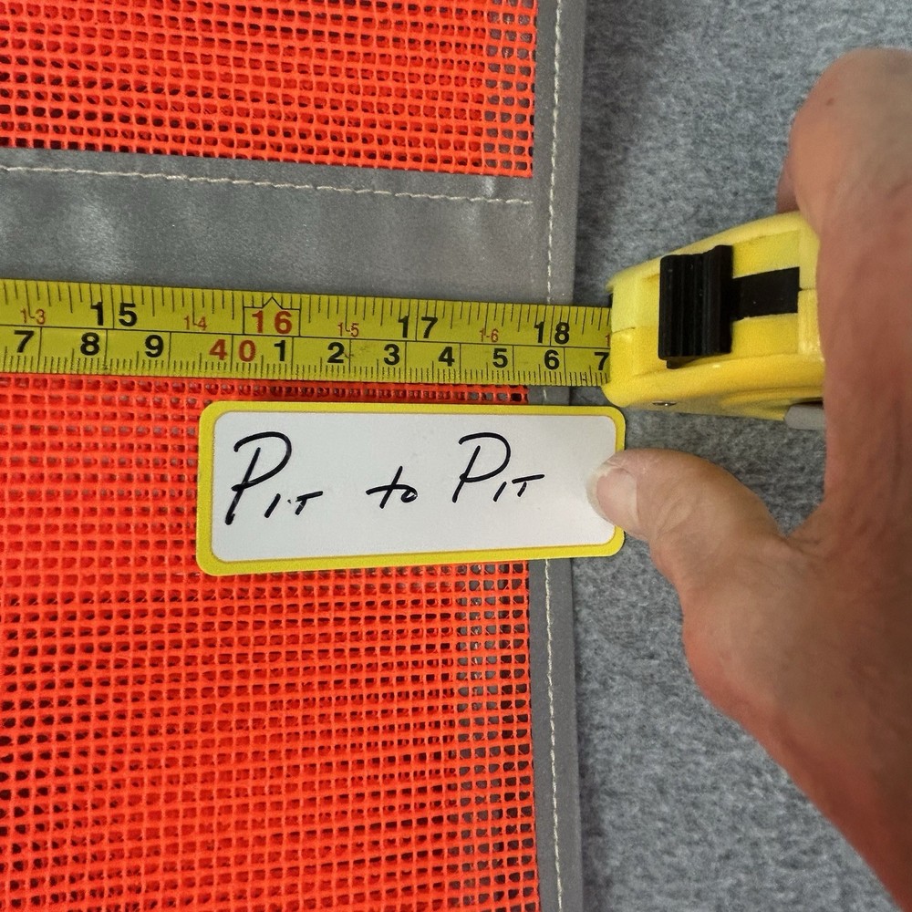 High Visibility Reflective Road Work Construction Mesh Safety Vest Hook & Loop