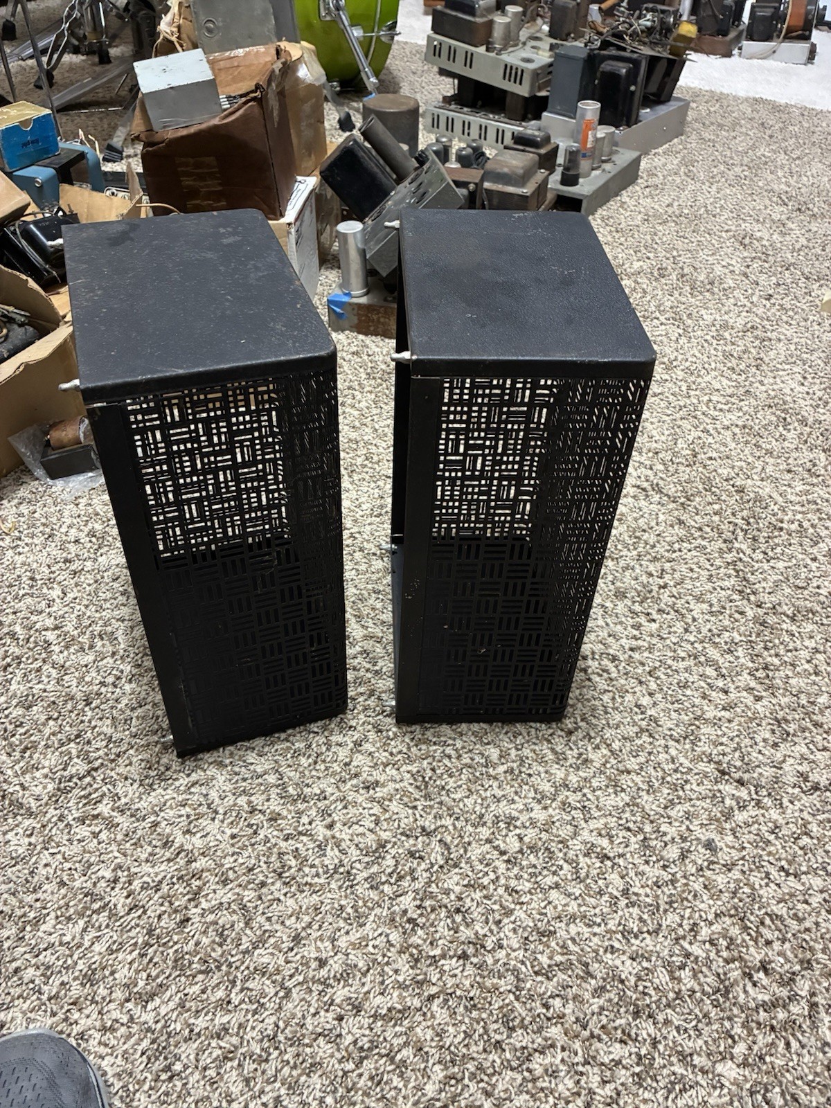 2- Heathkit W 5 M Chassis and 2- Top Cages