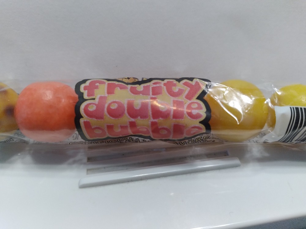 Old Gumballs One Wrapper Sealed Pack Arcor Garfield's Fruity Double Bubble